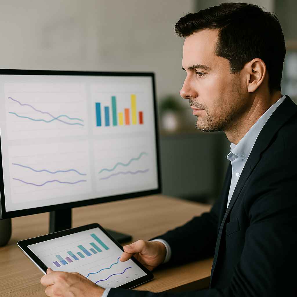 HR professional analyzing harassment risk and integrity assessment trends.