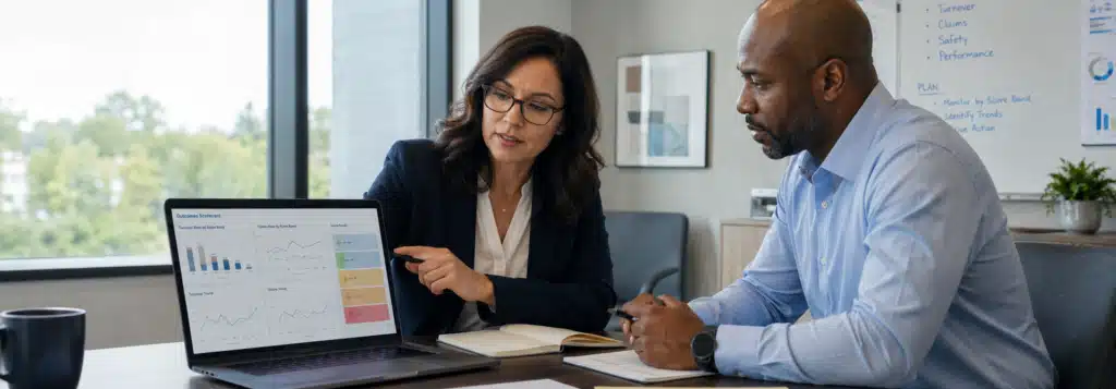 HR and safety leaders tracking hiring success metrics from an integrity screening program
