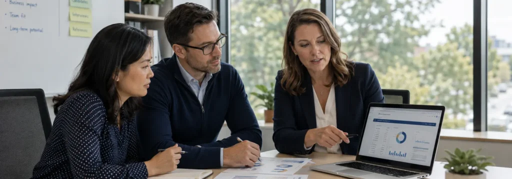 HR team weighing honesty tests for HR hiring decisions during a structured candidate review