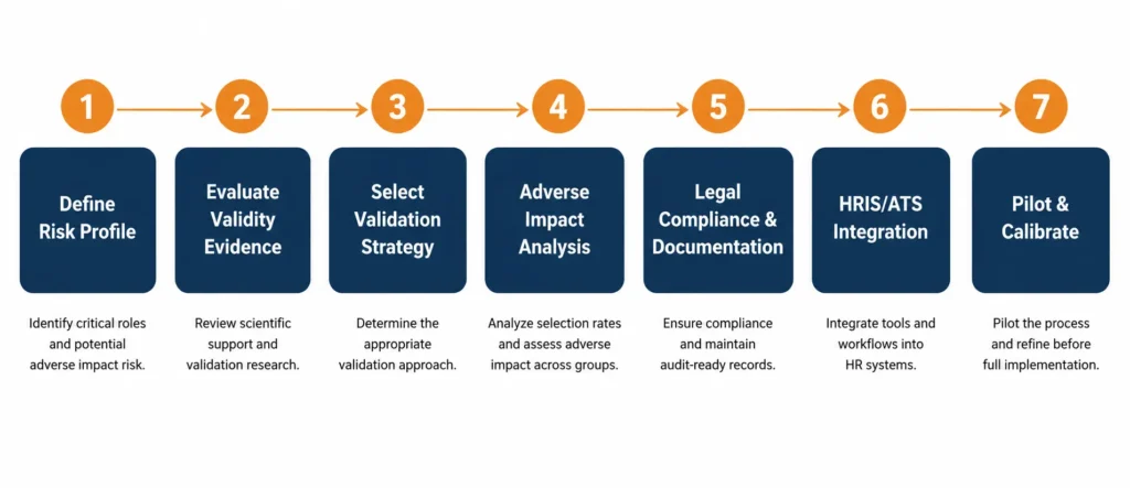 select and validate integrity assessment tools