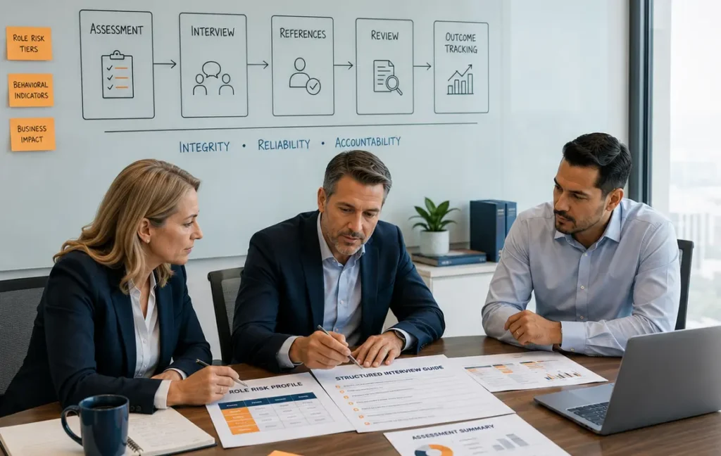Integrity and honesty in hiring to assess trust reviewed by HR leaders