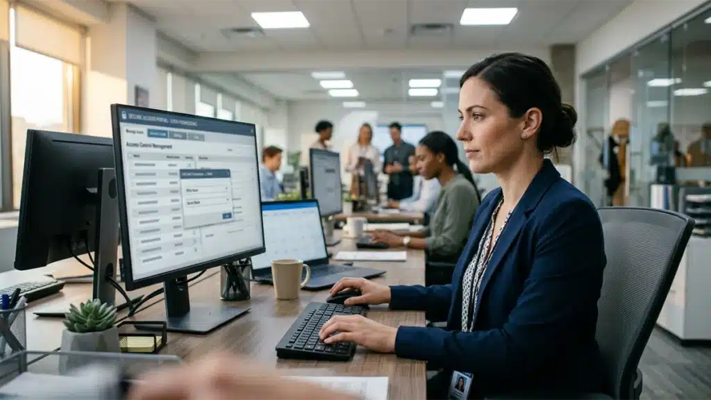 HR professional updating role-based access controls to protect confidential employee data — STAR confidentiality self-assessment example