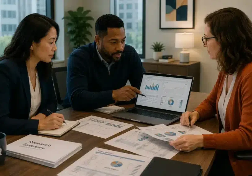 HR team reviewing honesty tests for employment facts and research before a hiring program decision